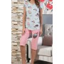 Sexen Homewear Kapri Takım 02226