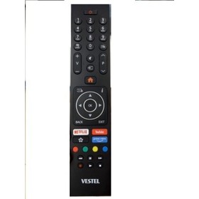 Vestel 4K Orjinal Tv Kumandası Netflix Prime Video Youtube Tuş Özellikli