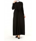 AllDay Siyah Kadın, Tesettür Elbise, - 286-1124