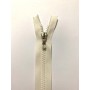 Zipex, T6 Kemik Fermuar, Ekru Renk 20 cm - 50 Adet