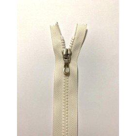 Zipex, T6 Kemik Fermuar, Ekru Renk 20 cm - 50 Adet