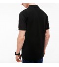 Lacoste Erkek T-Shirt, Slim Fit Siyah, Polo Yaka Tişört, PH4012-031 - T2