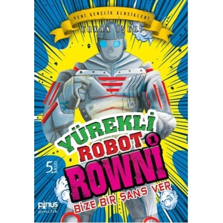 Yürekli Robot Rowni Seti, - 3 Kitap - Erkan İşeri, - Pinus Kitap