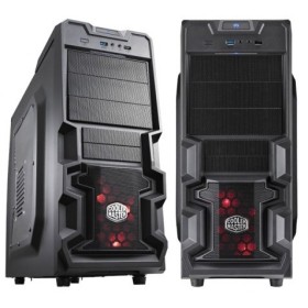 Cooler Master Kasa K380 700W USB3.0 Pencereli Siyah Mid Tower