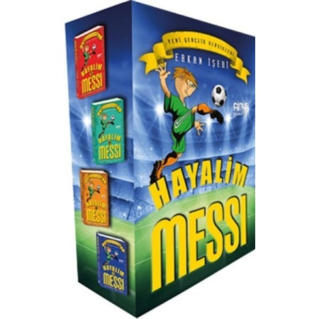 Hayalim Messi, Seti - 4 Kitap - Erkan İşeri, - Pinus Kitap