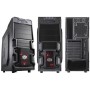 Cooler Master Kasa K380 700W USB3.0 Pencereli Siyah Mid Tower