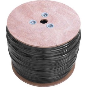 S-link SL-CAT609 305m, 23AWG 0.56mm CCA Double Jack GRİ+Siyah CAT6 Kablo