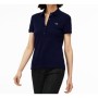 Lacoste Kadın T-Shirt, Lacivert Polo Yaka Tişört, PF7845 166
