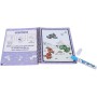 Gepettoys Sihirli Su İle Boyama Kitabı Seti Dinazor - İngilizce Alfabe - Su Altı Dünyası