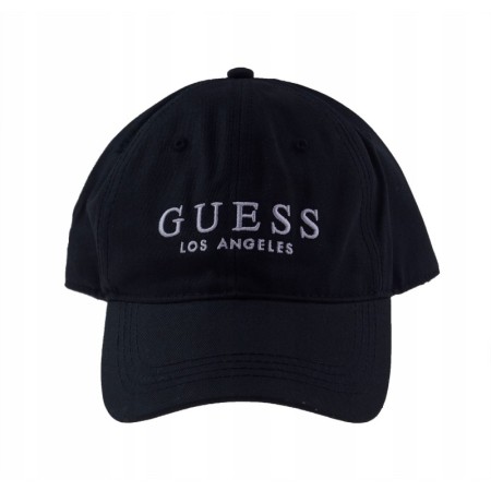 Guess Los Angeles Ünisex Siyah Şapka AM6640COT01