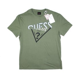 Guess Yeşil Erkek Tişört M82I17J1300