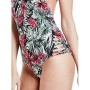 Guess Kadın Mayo Tropical Floral V-Neck, One-Piece Swimsuit - E82J33MP004-F855