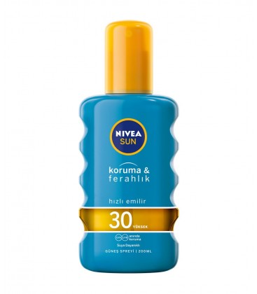 Nivea Sun Koruma & Ferahlık Güneş Spreyi GKF 30 - 200Ml