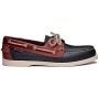 Sebago Docksides Erkek Deri Sneaker Navy Red T51M100076