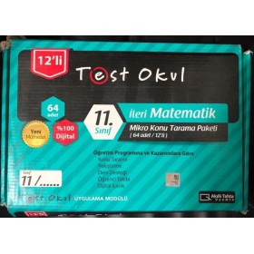 11. Sınıf İleri Matematik Mikro Konu Trama Paketi 64 Adet 12'li