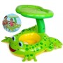 İntex Sevimli Gölgelikli Kurbağa Bebek Simidi Bebek Flotoru
