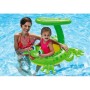 İntex Sevimli Gölgelikli Kurbağa Bebek Simidi Bebek Flotoru
