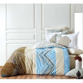 Soley Kayla Aqua Tek Kişilik Ranforce Nevresim Takımı