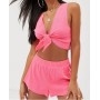 Asos Neon Pembe Jersey Şortlu Takım
