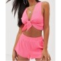Asos Neon Pembe Jersey Şortlu Takım