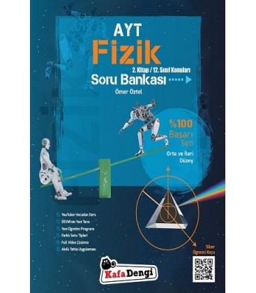 AYT Fizik Video Çözümlü Soru Bankası 1. ve 2. Kitap Kafa Dengi Yayınları