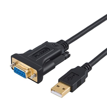 USB to RS232 Adapter with PL2303 Chipset, CableCreation 6.6 ft USB 2.0 Male to RS232 Female DB9 Serial Converter