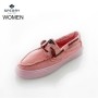 Sperry Bahama Canvas Kadın Ayakkabı Washed Pink STS91301