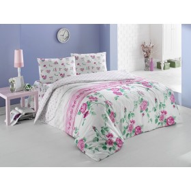 Taç Çift Kişilik Nevresim Takımı Brielle 1201 V1 Light