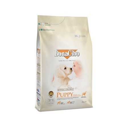 BonaCibo Puppy Tavuklu ve Balıklı Yavru Köpek Maması 3kg