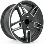 ARC-484-01 6.0x14" 4x100 ET28 67.2 Black Machined Jant - 2 Adet