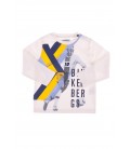 Bikkembergs Ekru Erkek Çocuk T-shirt 3232DNMTE59