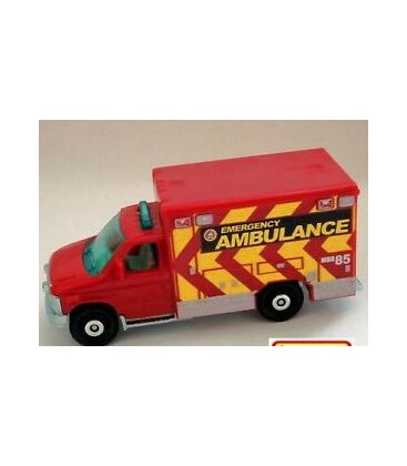 Matchbox Oyuncak Ambulans 2016 Ford F-350 Ambulance 77/125, Red