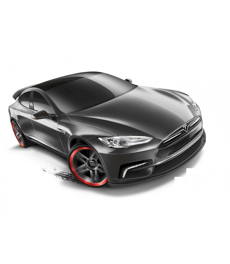 Hot wheels tesla on sale model s black