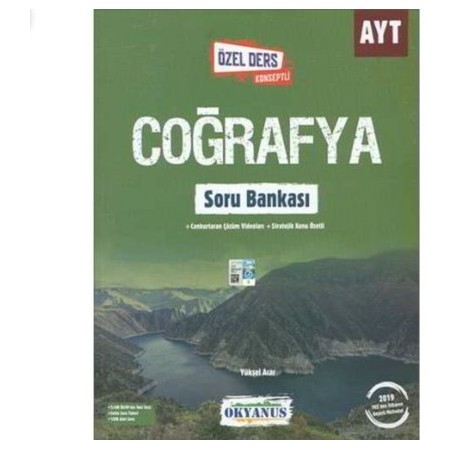 AYT Coğrafya Soru Bankası Özel Ders Konseptli - Okyanus Yayınları