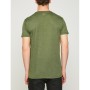 Koton Yazılı Baskılı Erkek T-Shirt  Haki 8YAM11171MK801