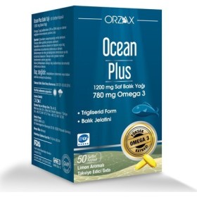 Ocean Plus 1200 mg Balık Yağı 780 mg Omega 3 - 50 Kapsül Balık Yağı