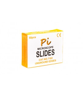 Microscope Slides - Unground Edges - 50 pcs - Pi Sutures