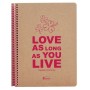Keskin Color Funky Çizgili Defter 16,5x22,5 100 Yaprak 418001