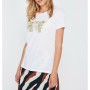 Koton Kadın Baskılı T-Shirt - Beyaz 9KAK13856GK000