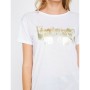 Koton Kadın Baskılı T-Shirt - Beyaz 9KAK13856GK000