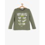 Koton Erkek Çocuk Baskılı T-Shirt - Haki 9KKB16236OK886