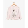 Koton Kız Çocuk Baskılı T-Shirt - Pembe 8KKG17189AKBT4