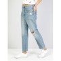 Colin’s Kadın 710 Sonya Normal Kesim Düşük Bel Kısa Paça Mavi Jean Pantolon CL1036493