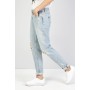 Colin’s Kadın 893 Julia Normal Kesim Orta Bel Tapered Leg Mavi Jean Pantolon CL1036252