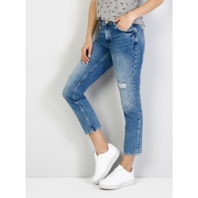 Colin’s Kadın 891 Maya Dar Kesim Orta Bel Tapered Leg Denim Jean Pantolon CL1036620