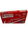 Mikro Min 2B 60 MM 0.7 Mekanik Kalem Ucu Kırmızı 24 Tablet