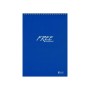 Keskin Color A4 100 Yaprak Bloknot Spiralli Free Office Düz Çizgisiz 145000-99