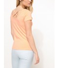 Defacto Kadın Slim Fit Baskılı T-shirt Turuncu I1135AZ.18SP.OG189