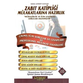 Zabıt Katipliği Mülakatlarına Hazırlık - Liyakat Yayınları