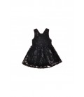 B&G Store Kız Çocuk Siyah Elbise 3838ROF4904